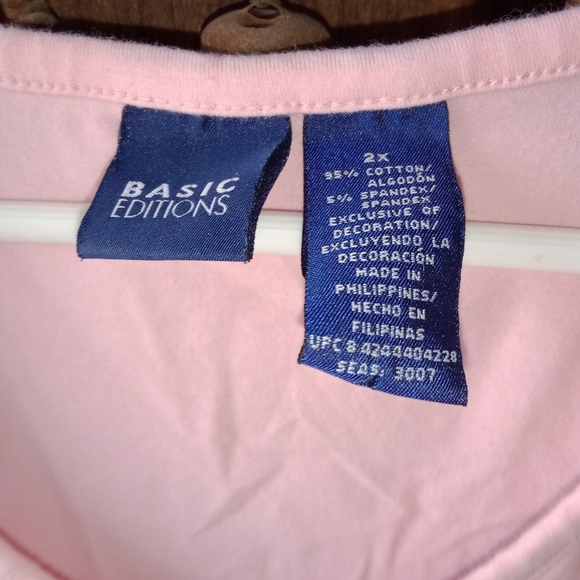 Basic Editions Pink women's shirt - Picture 2 of 5